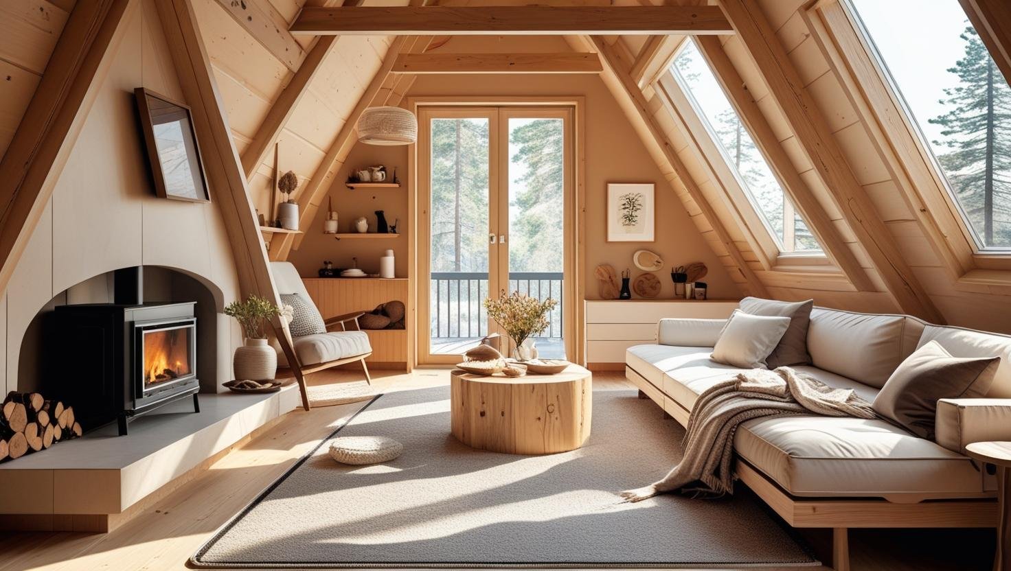 A-frame home decorating ideas