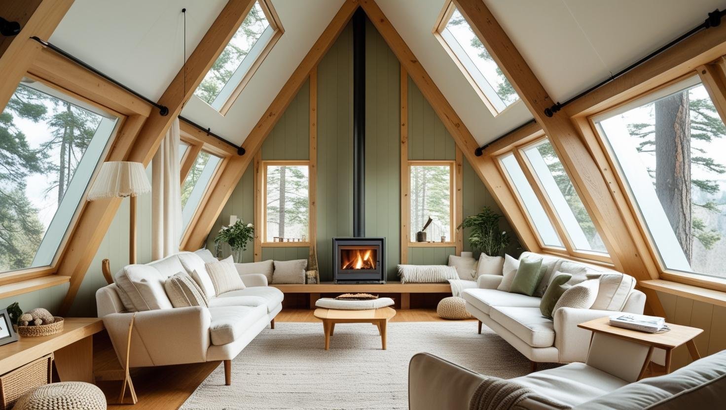 A-frame home decorating ideas