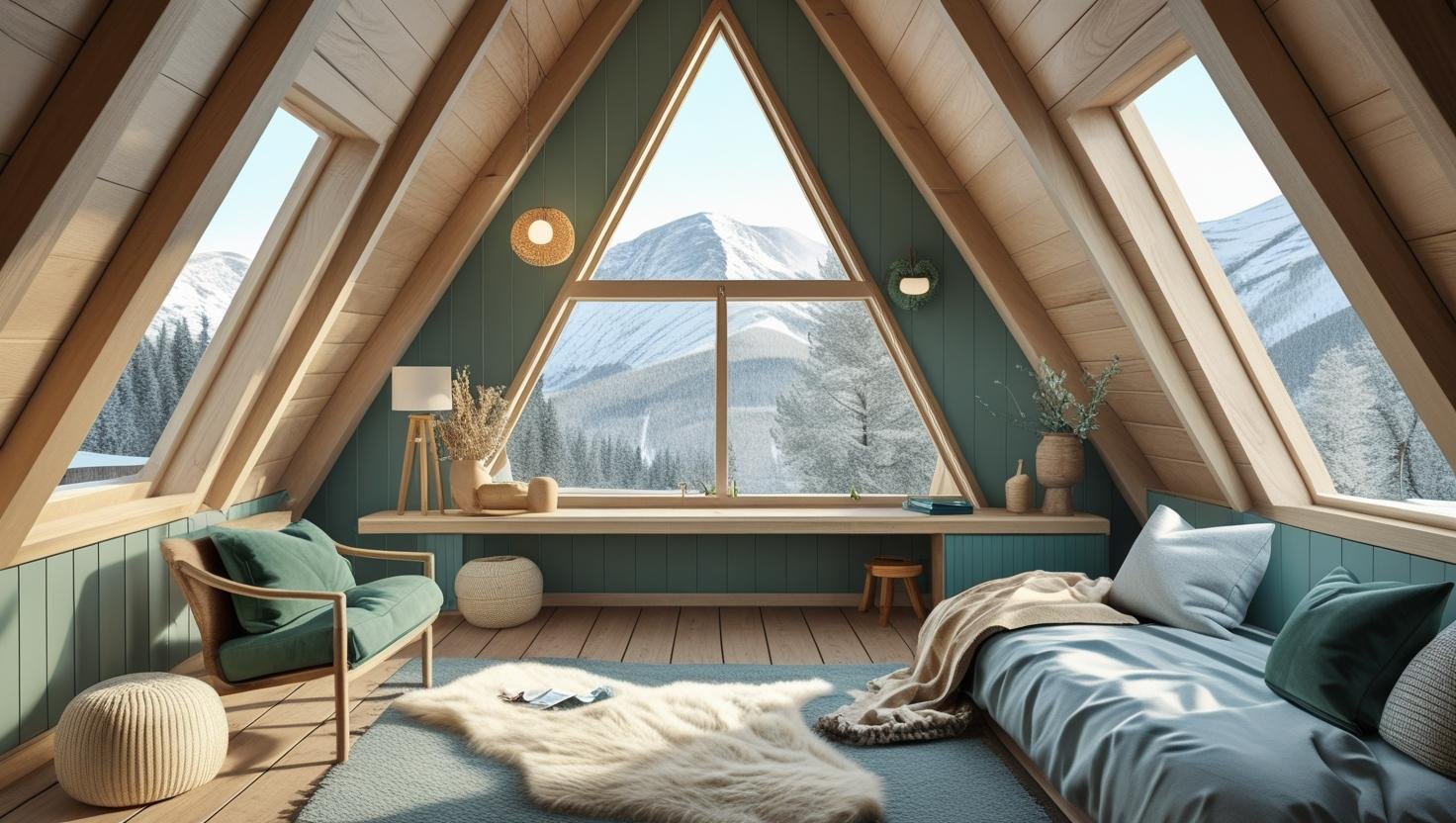 A-frame home decorating ideas