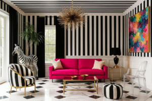 Black and White Striped Decor Ideas For Your Home