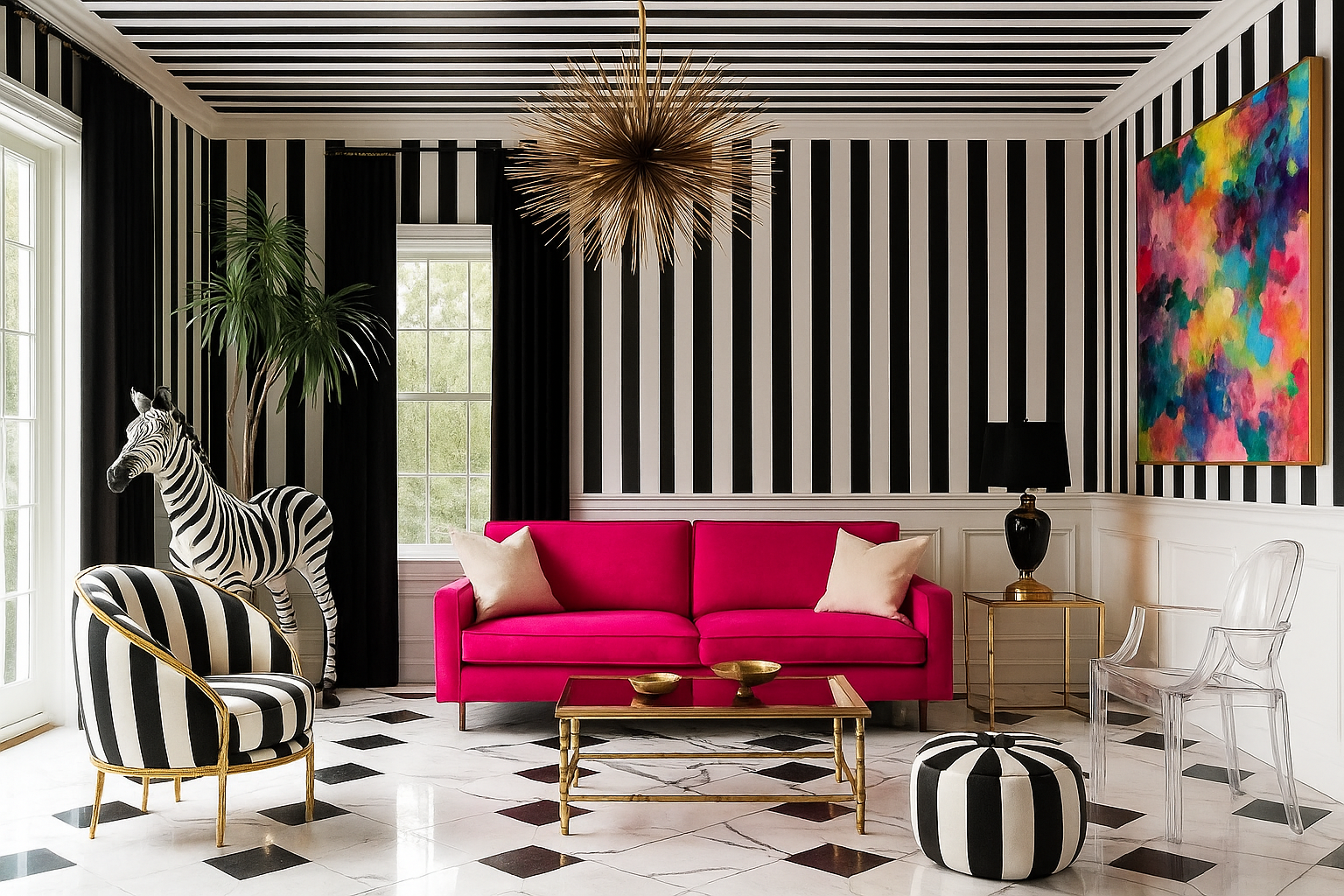 Black and White Striped Decor Ideas For Your Home
