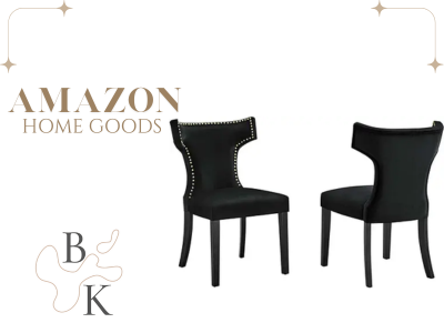 Charla Dining Chair in Black Velvet