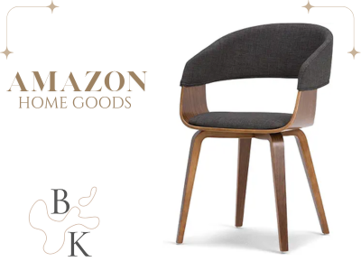 Charla Dining Chair with Walnut Legs