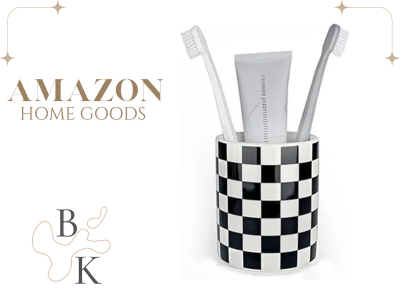 Pottery Barn Black Toothbrush Holder