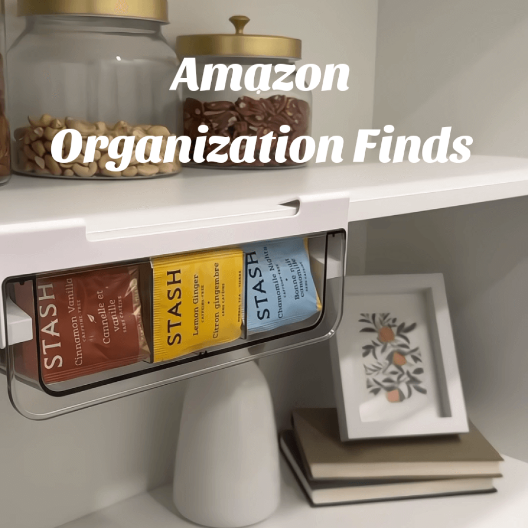 Amazon kitchen Under Shelf Basket Organizer finds