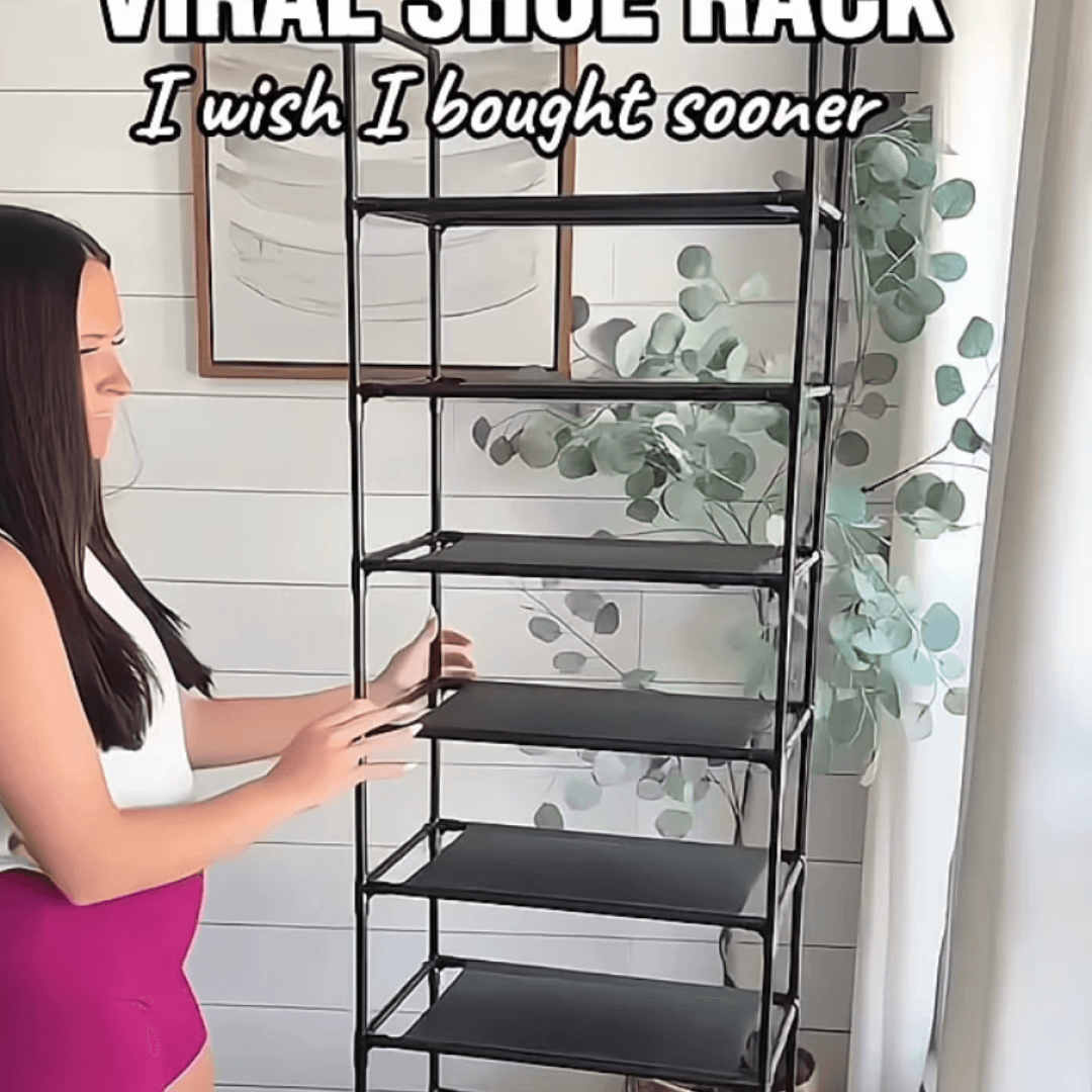 viral best shoe rack for small space